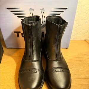 Tuff Rider Kids Black riding paddock Boots